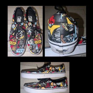 Vans Star Wars Shoes "May The Force Be With You" Mens Size 9.5 / Womens Sz 11